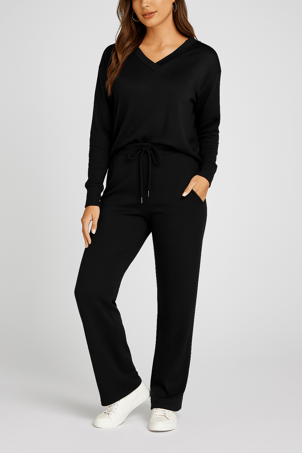 Norella™ | Zweiteiliges Lounge - Set mit Kragen - 50% RABATT - Finezo.de