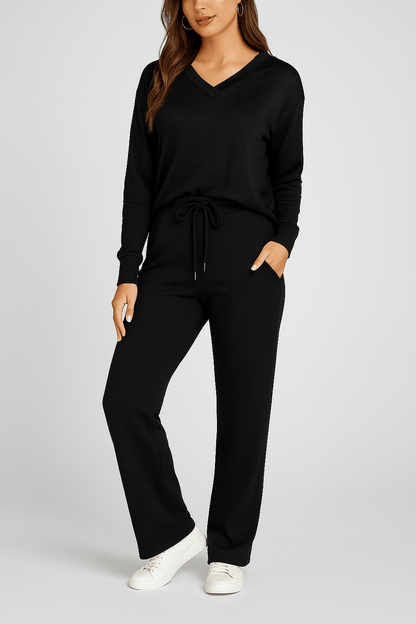 Norella™ | Zweiteiliges Lounge - Set mit Kragen - 50% RABATT - Finezo.de