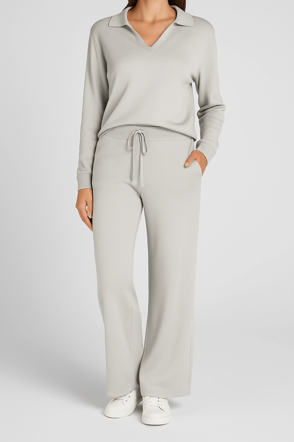 Norella™ | Zweiteiliges Lounge - Set mit Kragen - 50% RABATT - Finezo.de