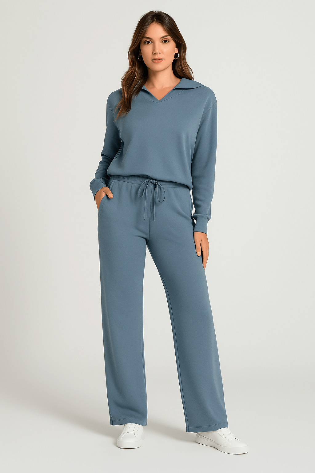 Norella™ | Zweiteiliges Lounge - Set mit Kragen - 50% RABATT - Finezo.de