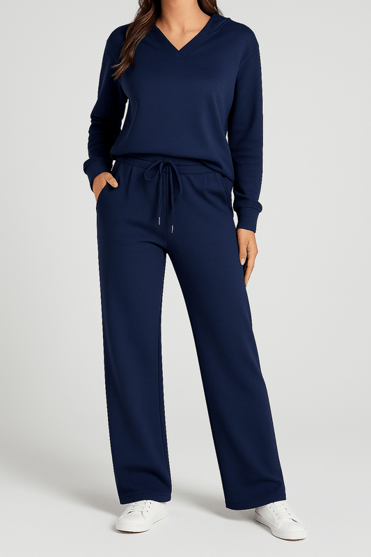 Norella™ | Zweiteiliges Lounge - Set mit Kragen - 50% RABATT - Finezo.de