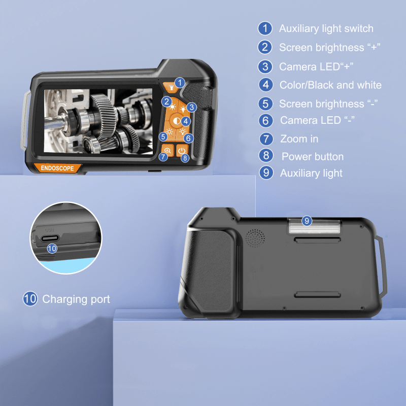 Borescope™ | Industrielle Endoskop Kamera Mit LED Licht - Finezo.de