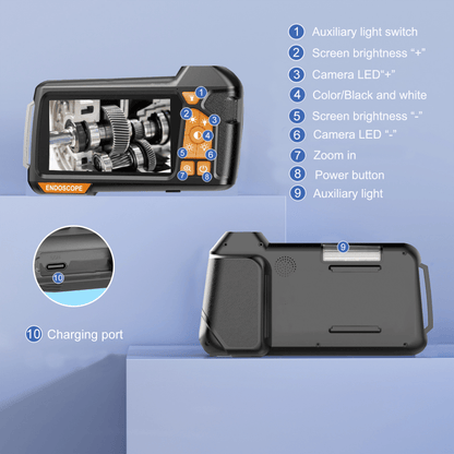 Borescope™ | Industrielle Endoskop Kamera Mit LED Licht - Finezo.de