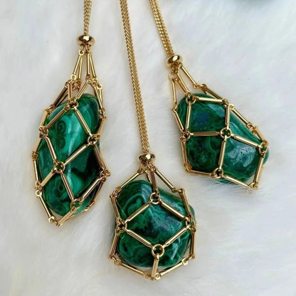 Gemlange™ | Verstelbare Kristallen Stenen Houder Ketting - Finezo.de