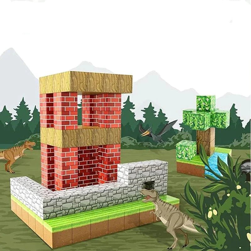 MagnetBuilder™ | Minecraft Thema DIY Magnetische Blöcke | 50% RABATT - Finezo.de