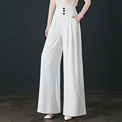 Finezo - Taillierte Hose mit weitem Bein