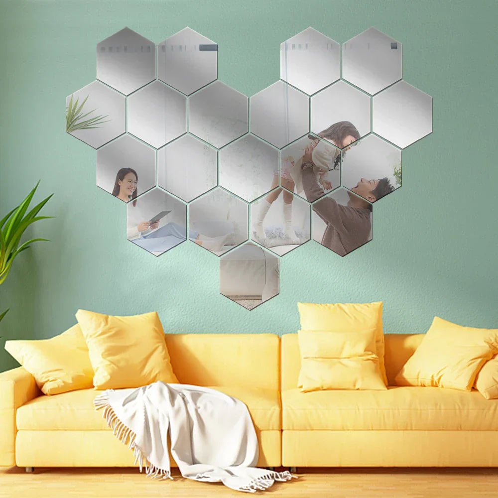 Hexmirror™ | Sechseck - Spiegel Wandaufkleber | 50% RABATT - Finezo.de