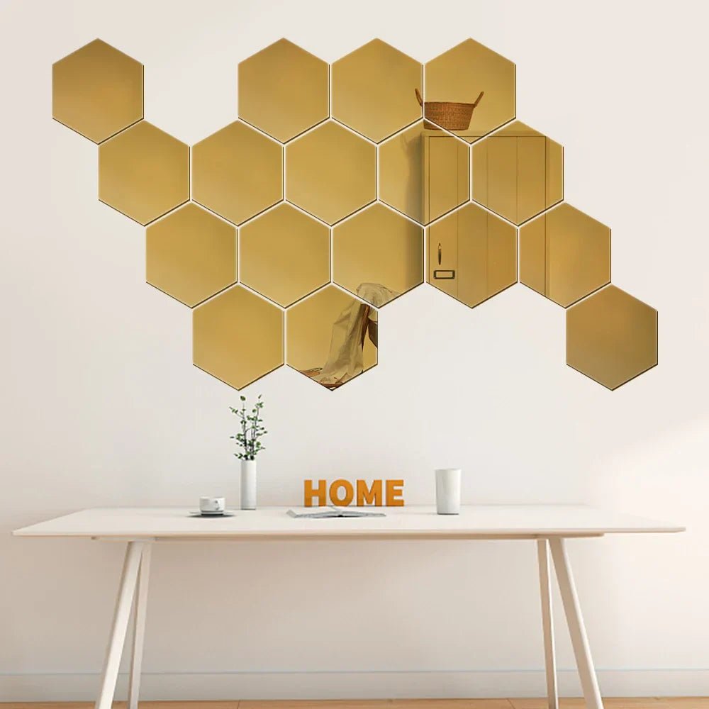 Hexmirror™ | Sechseck - Spiegel Wandaufkleber | 50% RABATT - Finezo.de