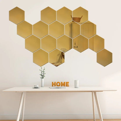 Hexmirror™ | Sechseck - Spiegel Wandaufkleber | 50% RABATT - Finezo.de