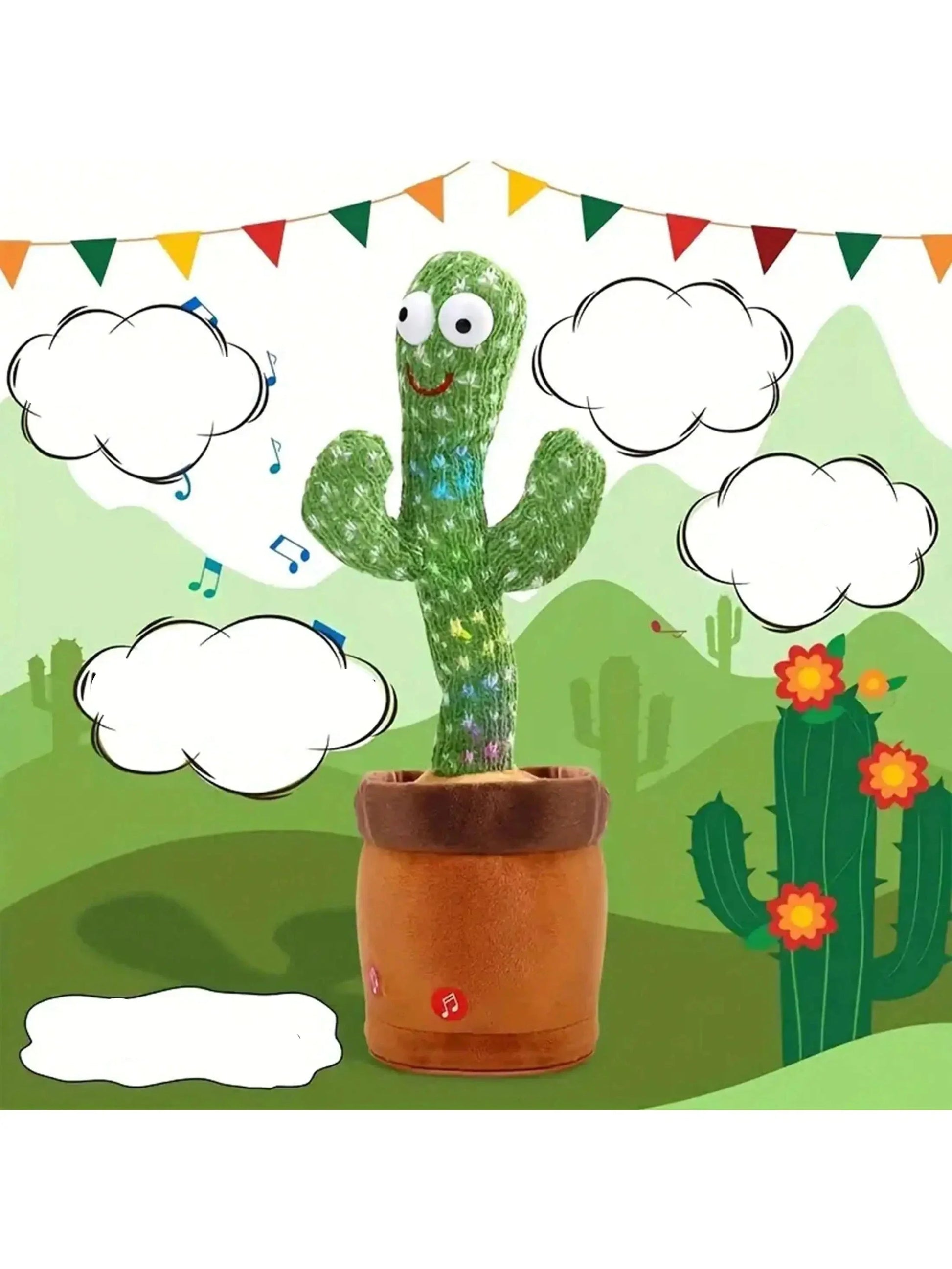 Spikey™ | Der kleine Kaktusfreund kann bis zu 120 Lieder singen | 50% RABATT - Finezo.de