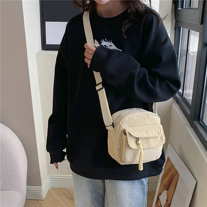 Corduroy™ | Damen Kleine Schultertasche | 50% RABATT - Finezo.de