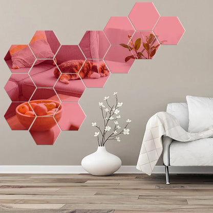Hexmirror™ | Sechseck - Spiegel Wandaufkleber | 50% RABATT - Finezo.de
