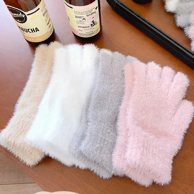 Finezo | Samtplüchvolle Winterhandschuhe - Finezo.de