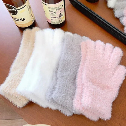 Finezo | Samtplüchvolle Winterhandschuhe - Finezo.de