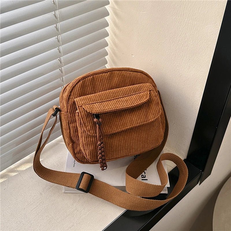 Corduroy™ | Damen Kleine Schultertasche | 50% RABATT - Finezo.de