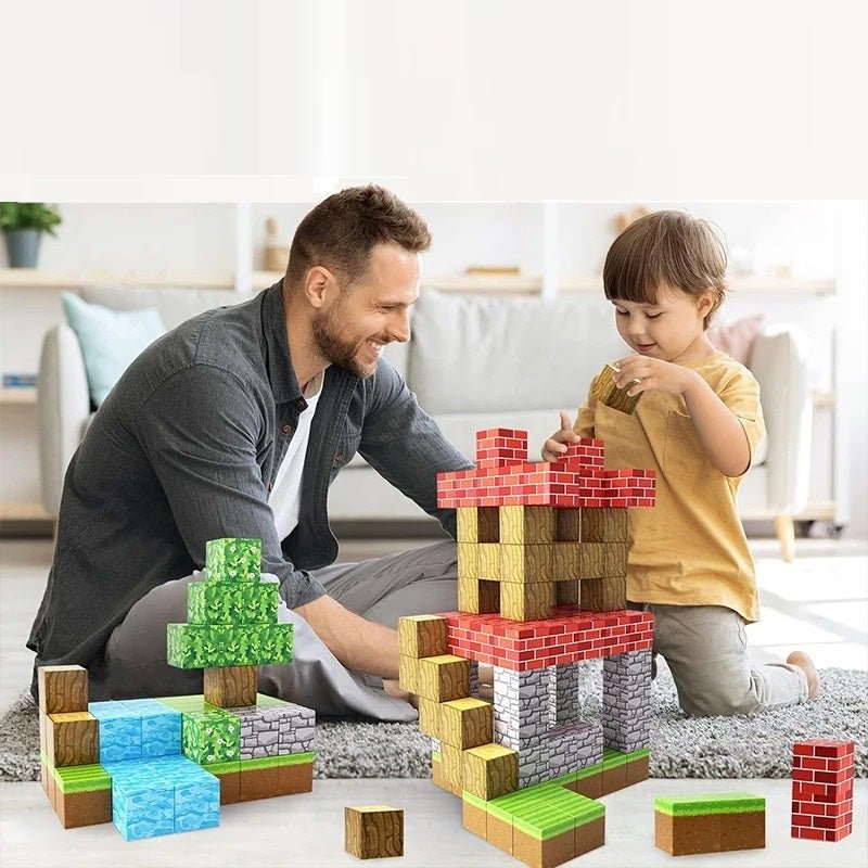 MagnetBuilder™ | Minecraft Thema DIY Magnetische Blöcke | 50% RABATT - Finezo.de
