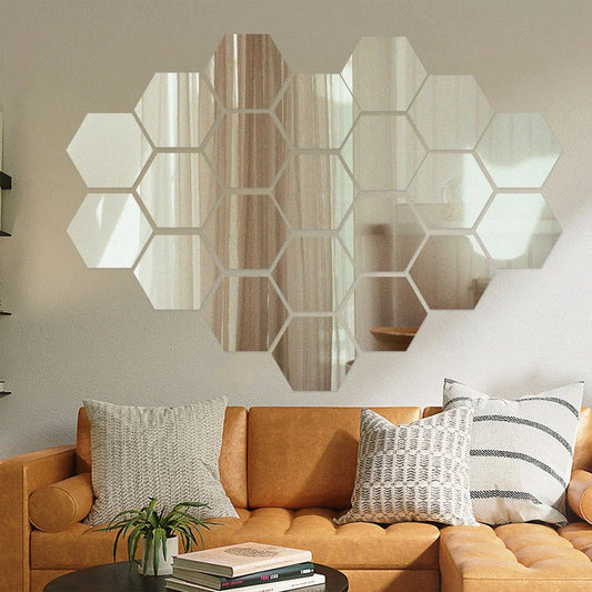 Hexmirror™ | Sechseck - Spiegel Wandaufkleber | 50% RABATT - Finezo.de