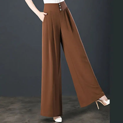 Finezo - Taillierte Hose mit weitem Bein