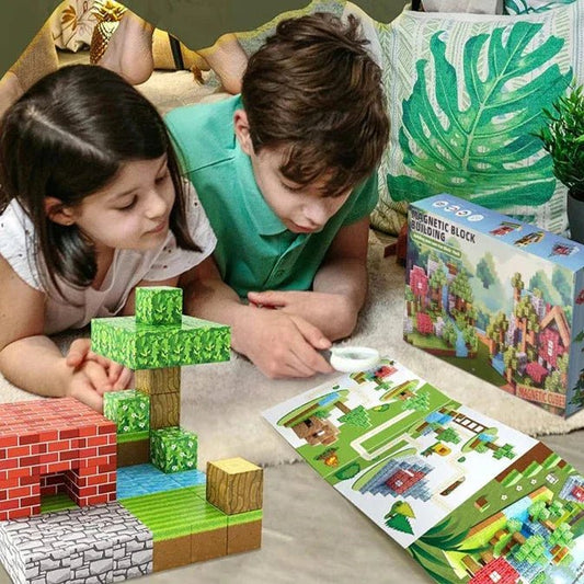 MagnetBuilder™ | Minecraft Thema DIY Magnetische Blöcke | 50% RABATT - Finezo.de