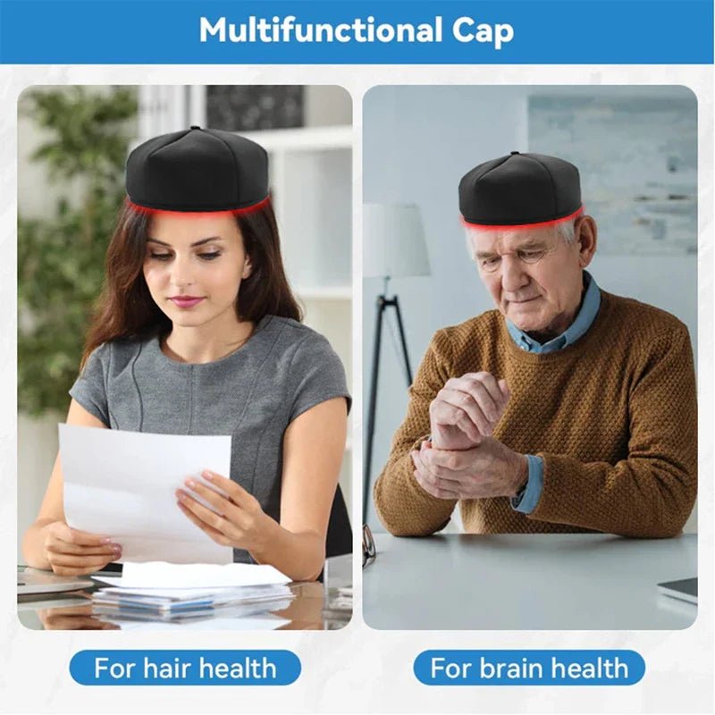 GrowHat™ | Red Light Hair Growth Cap | 50% RABATT - Finezo.de