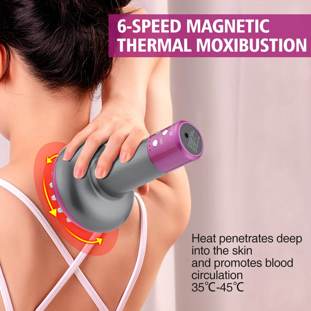 Guasha™ | Drahtloser Meridianstimulator mit rotem Licht & Wärmekompression | 50% RABATT