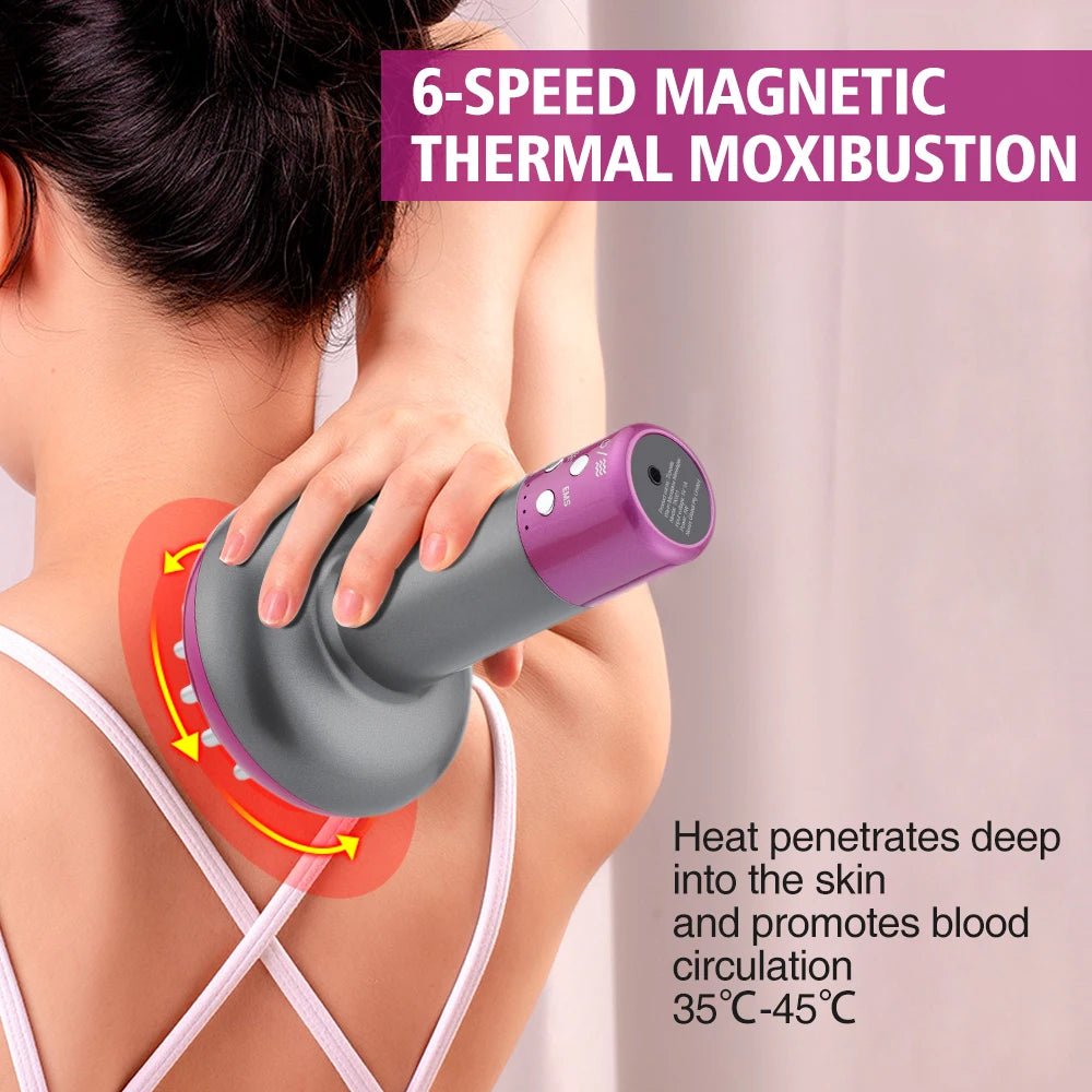 Guasha™ | Drahtloser Meridianstimulator mit rotem Licht & Wärmekompression | 50% RABATT - Finezo.de