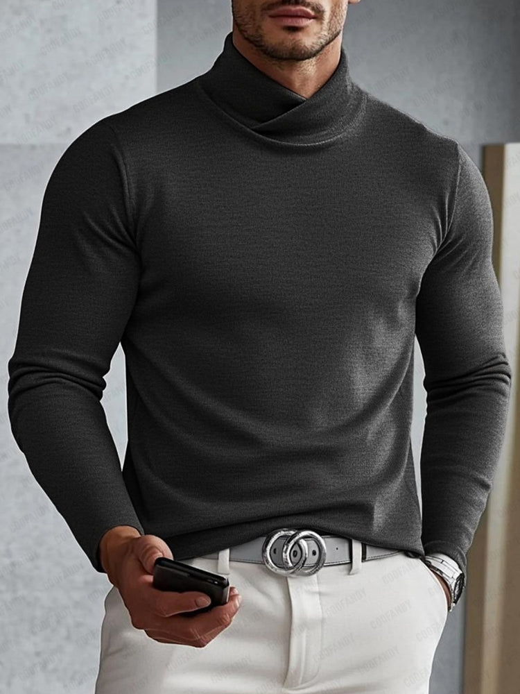 Finezo | Stylischer Männer - Rollkragenpullover - Finezo.de