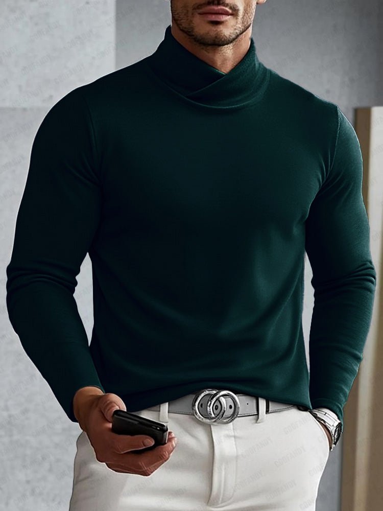 Finezo | Stylischer Männer - Rollkragenpullover - Finezo.de