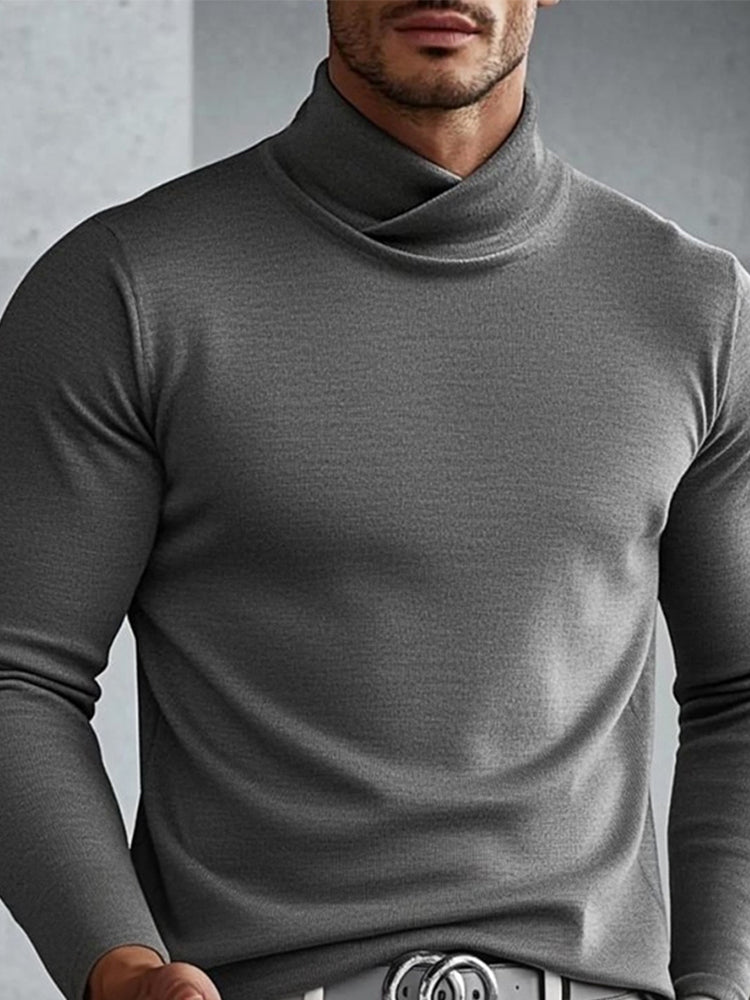 Finezo | Stylischer Männer - Rollkragenpullover - Finezo.de