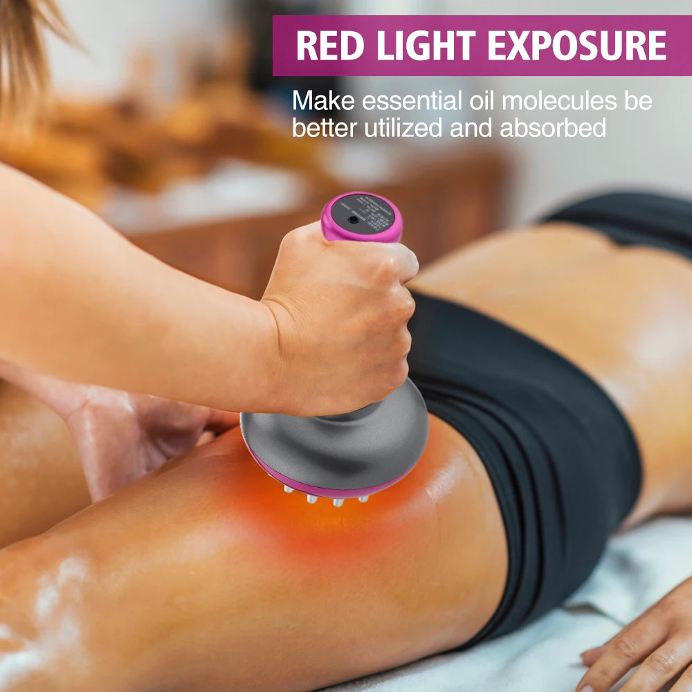 Guasha™ | Drahtloser Meridianstimulator mit rotem Licht & Wärmekompression | 50% RABATT