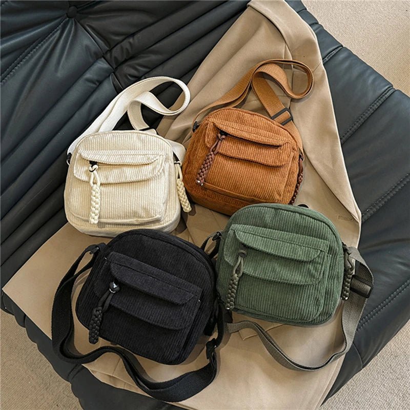 Corduroy™ | Damen Kleine Schultertasche | 50% RABATT - Finezo.de