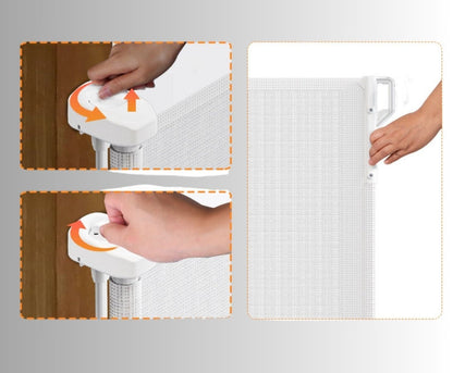 BabyGate™ | Zusammenklappbares Tor | Verstellbares Treppenschutzgitter - Finezo.de