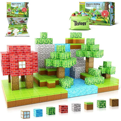 MagnetBuilder™ | Minecraft Thema DIY Magnetische Blöcke | 50% RABATT - Finezo.de