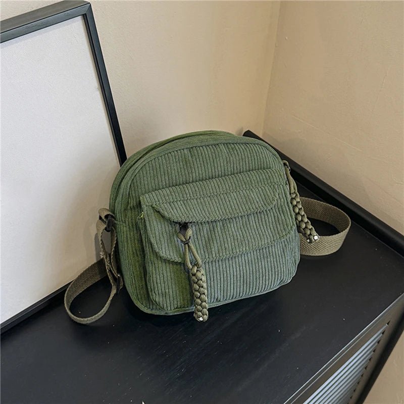 Corduroy™ | Damen Kleine Schultertasche | 50% RABATT - Finezo.de