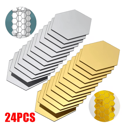 Hexmirror™ | Sechseck - Spiegel Wandaufkleber | 50% RABATT - Finezo.de
