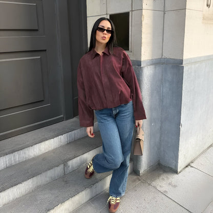 Maria™ | Trendy Bomberjacke - 50% RABATT - Finezo.de