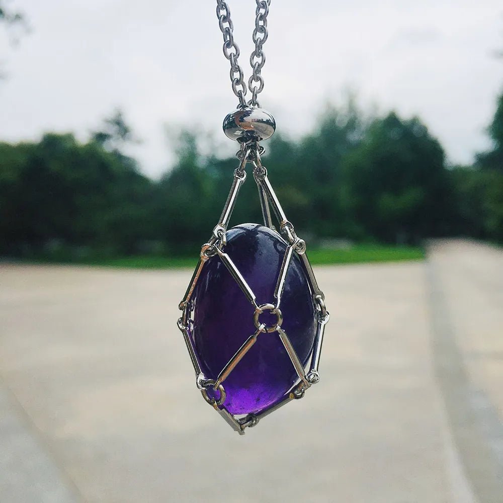 Gemlange™ | Verstelbare Kristallen Stenen Houder Ketting - Finezo.de