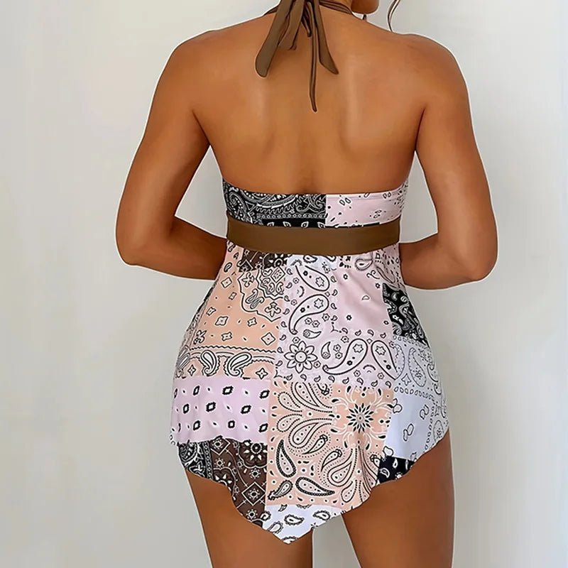Selina™ | bedruckte tiefe V - Ausschnitt Strandkleidung | 50% RABATT - Finezo.de