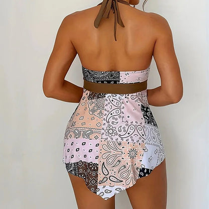Selina™ | bedruckte tiefe V - Ausschnitt Strandkleidung | 50% RABATT - Finezo.de