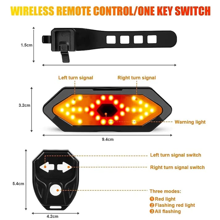 Blink™ | Fahrradlampe mit Blinker | 50% RABATT - Finezo.de