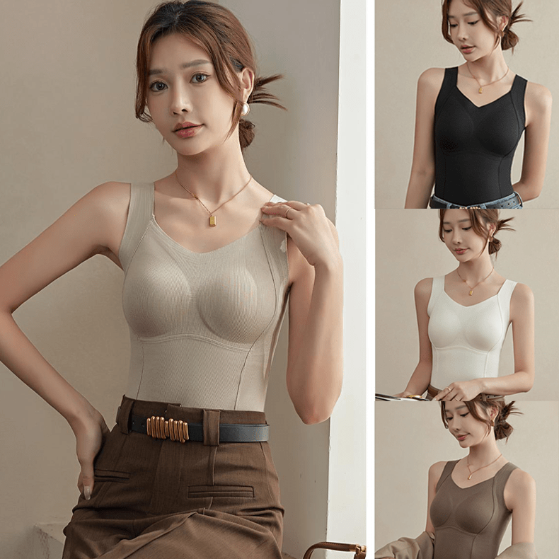 Leona™ | Warm, bequem und nahtlos mit integriertem BH | 1+2 GRATIS - Finezo.de