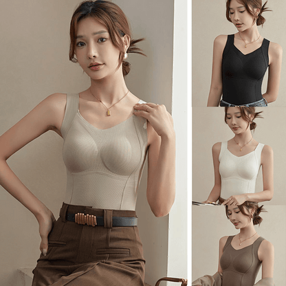 Leona™ | Warm, bequem und nahtlos mit integriertem BH | 1+2 GRATIS - Finezo.de