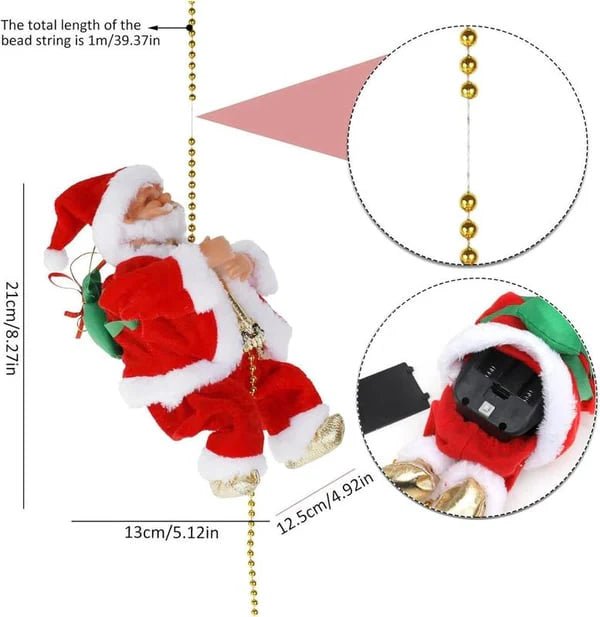 Climbing Santa™ | Musikalische Leiter zum Klettern | 50% RABATT - Finezo.de