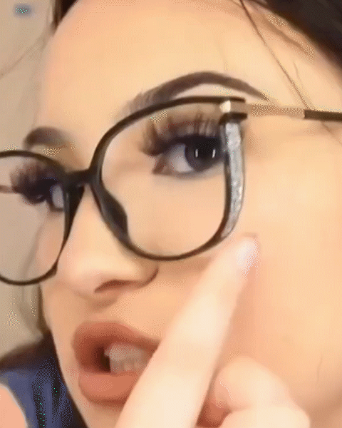 Damen tragbare modische Lesebrille mit Blaulichtfilter