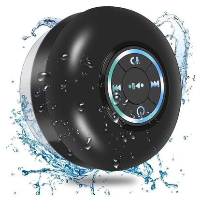 ShowePro™ | Mini Bluetooth - Duschlautsprecher mit LED - Licht - Finezo.de