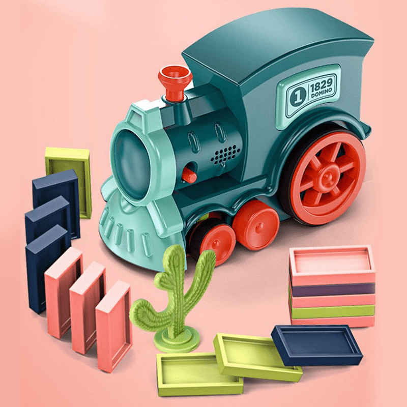 DominoTrain™ | Automatische Domino Legeset | 50% RABATT - Finezo.de