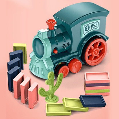DominoTrain™ | Automatische Domino Legeset | 50% RABATT - Finezo.de