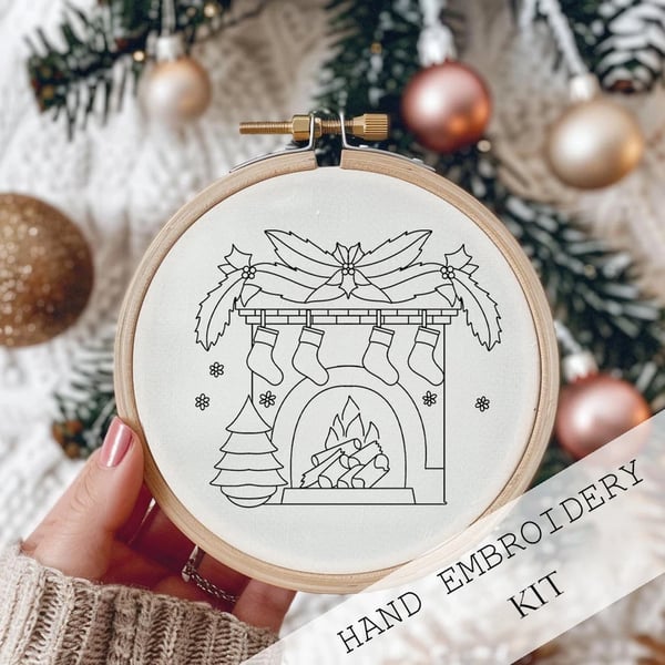 MerryStitch™ | Handgemaakte Weihnachts - Stickset für Anfänger - Finezo.de