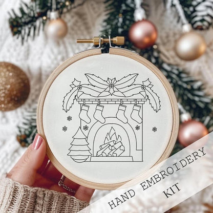 MerryStitch™ | Handgemaakte Weihnachts - Stickset für Anfänger - Finezo.de