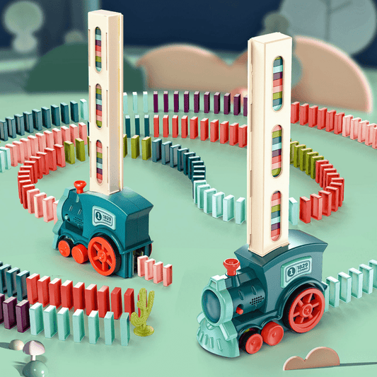 DominoTrain™ | Automatische Domino Legeset | 50% RABATT - Finezo.de